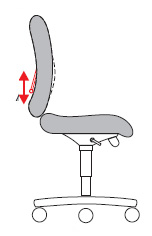 Sedie ergonomiche - Regolazione supporto lombare