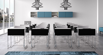 Einzelsitzende Studienbank fur Sal-Kurse, Unterricht, Schule, Universitat | Snap by Leyform
