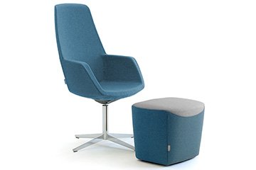 lounge relaxsessel mit minimalistischem design pouf Gaia