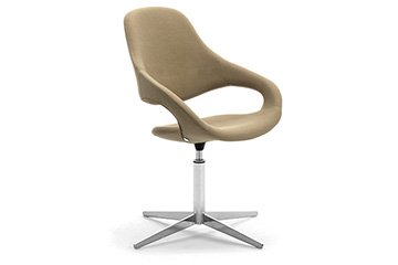 Design loungesessel mit hocker fur empfang Samba Plus