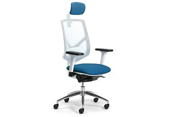 Ergonomisch weiss arbeitsstuhl