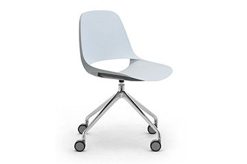 Ergonomisch monocoque weiss arbeitsstuhl Cosmo