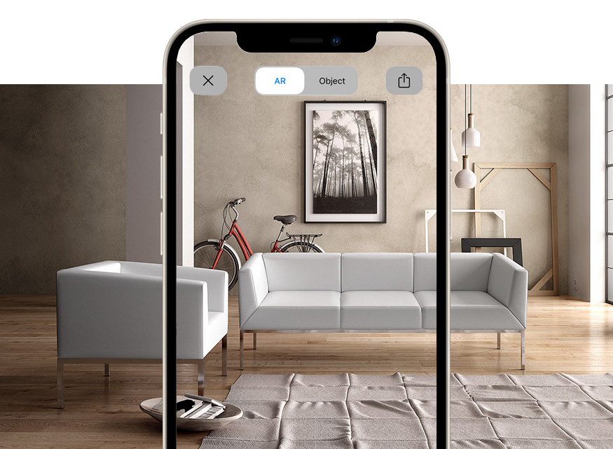 sessel und sofa fur moderne salons mit leder gepolstertem mit Augmented Reality KOS