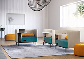 Wartesofa mit anspruchsvollem Design fur die geschmackvolle und stilvolle Einrichtung von Flur, Eingang, Lobby KOS